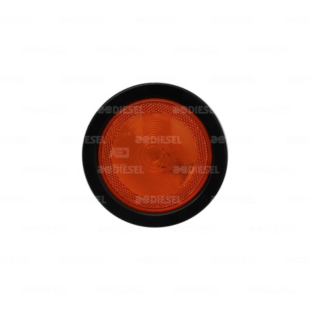 PLAFON AMBAR 4" RED C/R F/INTR 12V=8758