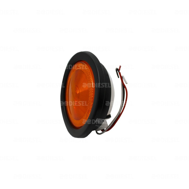 PLAFON AMBAR 4" RED C/R F/INTR 12V=8758