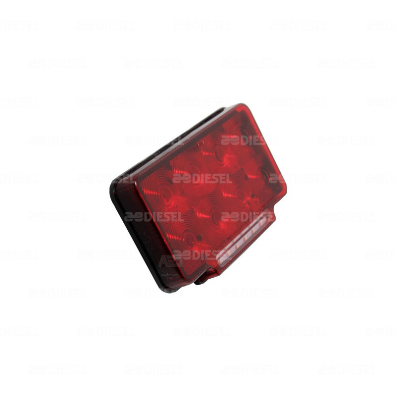 PLAFÓN 12/24V 14LED ROJO CON REVERSA