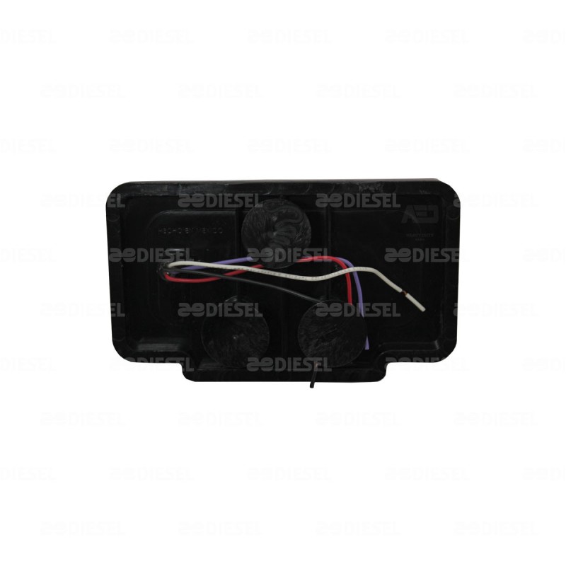 PLAFÓN 12/24V 14LED ROJO CON REVERSA