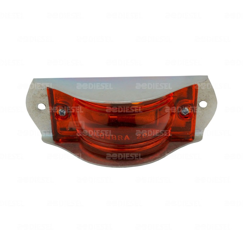 PLAFÓN ÁMBAR BLINDADO S/OCULTO GALVANIZA