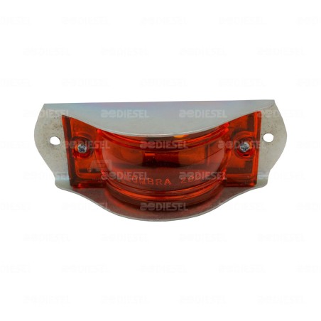 PLAFÓN ÁMBAR BLINDADO S/OCULTO GALVANIZA