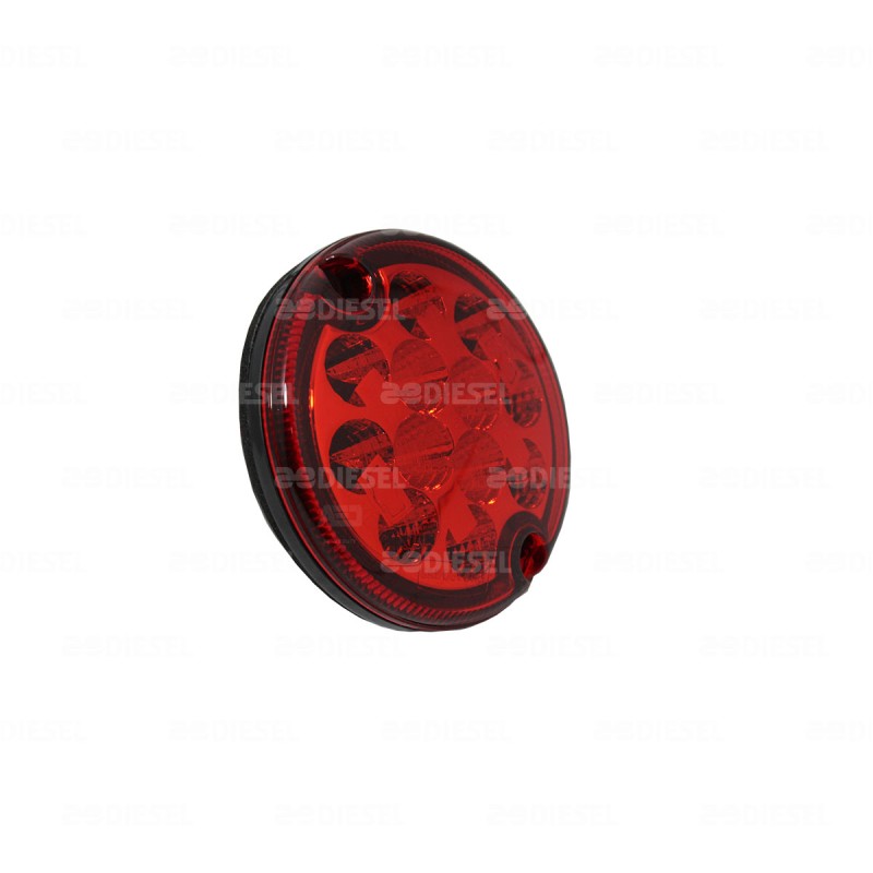 PLAFÓN 12/24V LED ROJO 2 FUNCIONES 95MM