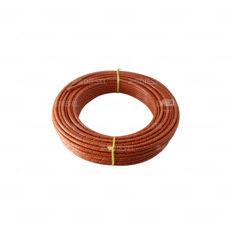 CABLE #12 LAQUEADO ROLLO 30MTS NARANJA