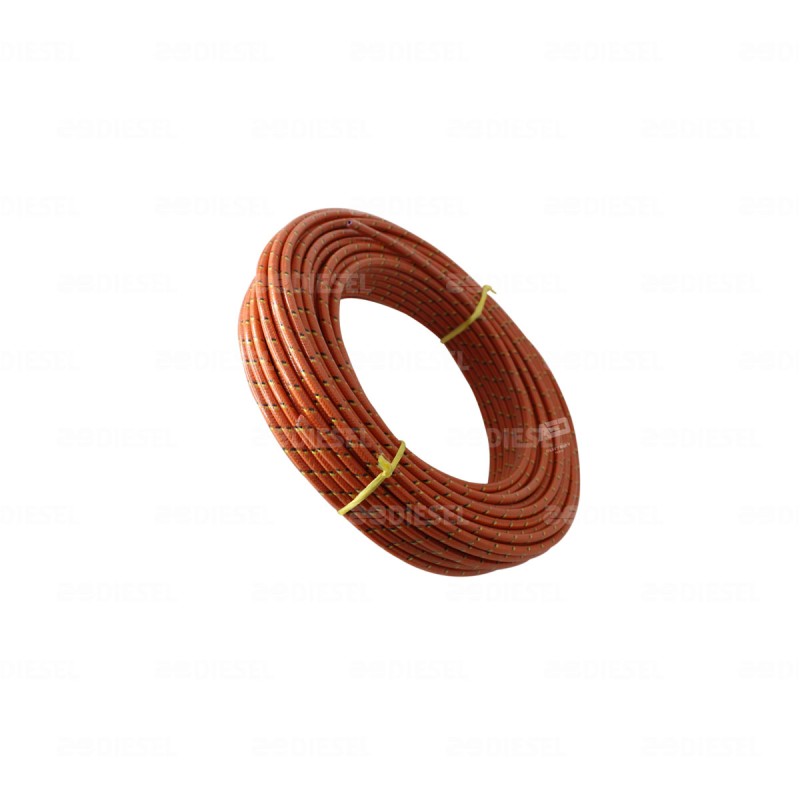 CABLE #12 LAQUEADO ROLLO 30MTS NARANJA