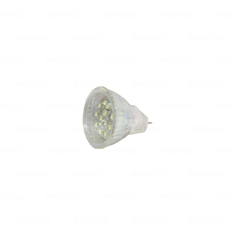 FOCO MR11 24V 12 LED BLANCO CHINA