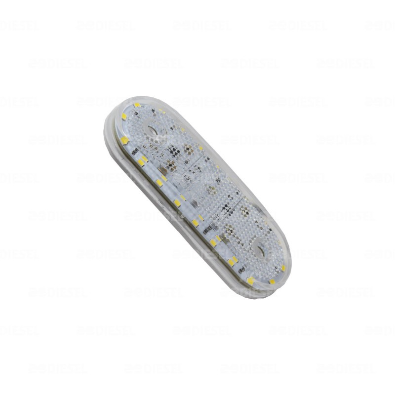PLAFÓN 12/24V LED LATERAL CRISTAL C/R