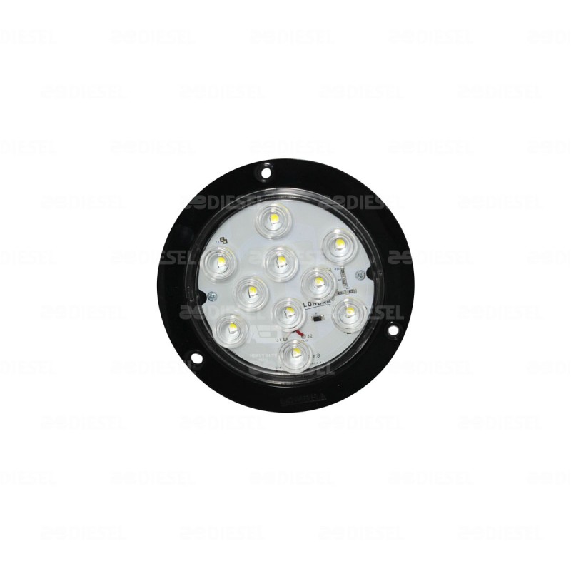 PLAFÓN 12/24V 10LED CRISTAL 4" BRIDA NG