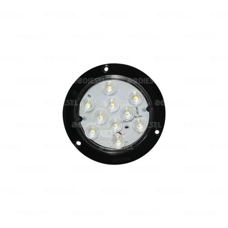 PLAFÓN 12/24V 10LED CRISTAL 4" BRIDA NG