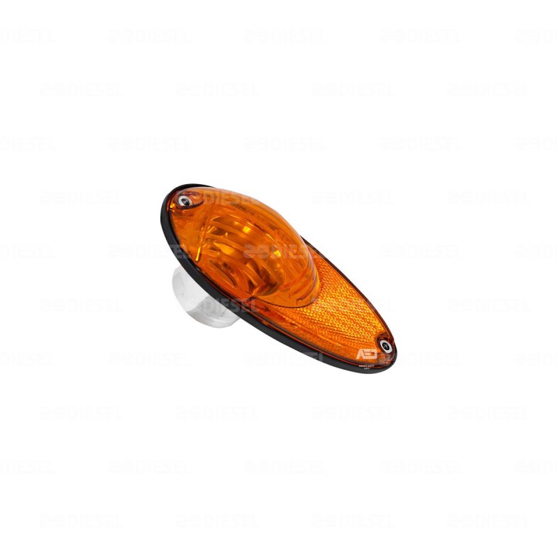 PLAFÓN ÁMBAR DIRECCIONAL LATERAL BUSSCAR 360 SIN SOCKET