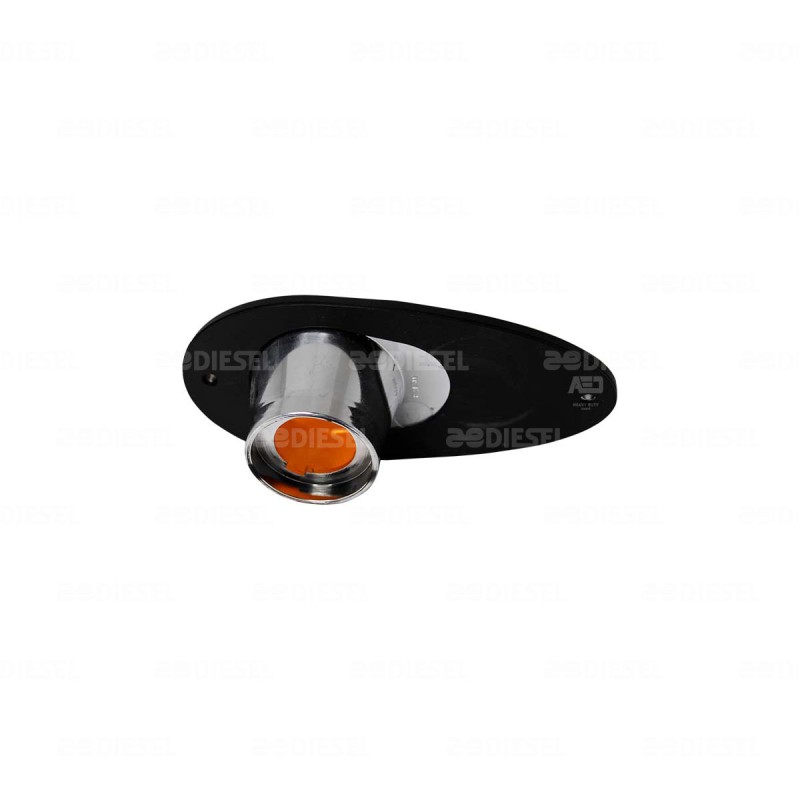 PLAFÓN ÁMBAR DIRECCIONAL LATERAL BUSSCAR 360 SIN SOCKET