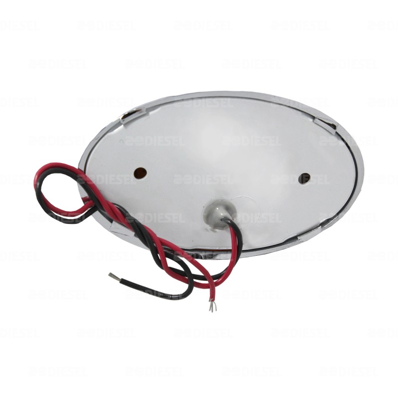 PLAFÓN 12V LED ÁMBAR ELIPTICO P10LS