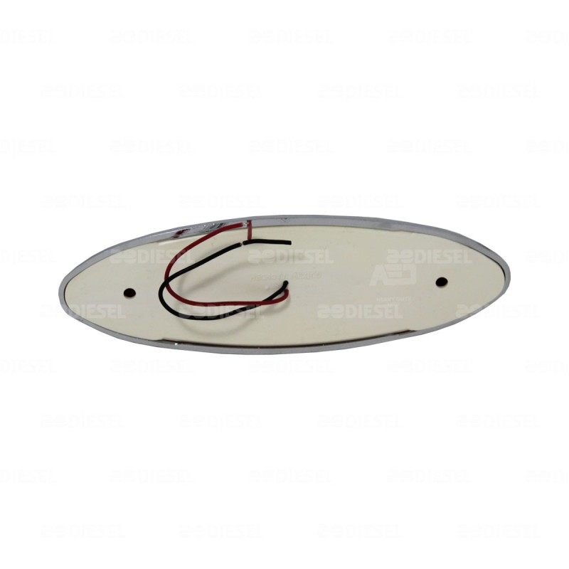 PLAFÓN 12V 5 LED ÁMBAR ELIPTICO CR