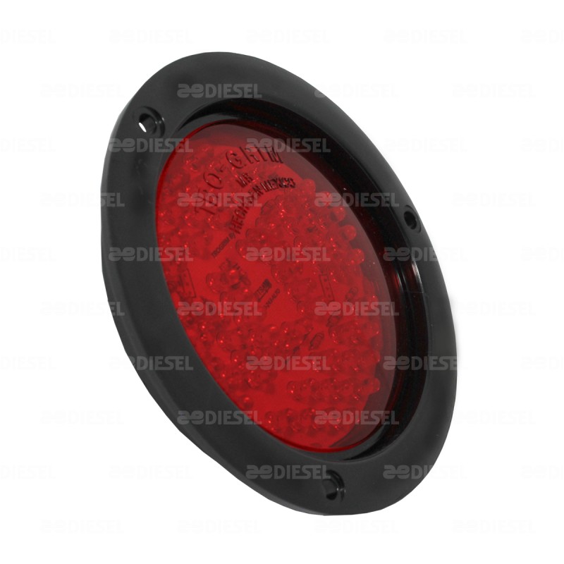 PLAFÓN 12V LED 4" ALTO B/NEGRA OISA