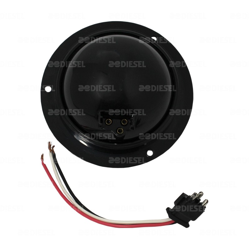 PLAFÓN 12V LED 4" ALTO B/NEGRA OISA