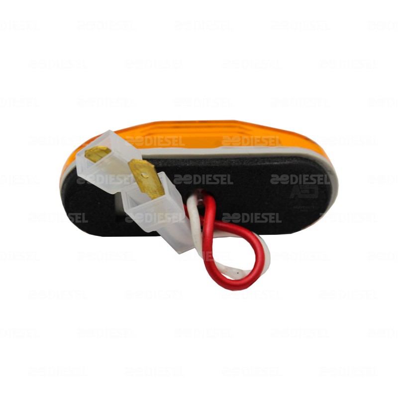 PLAFÓN 12/24V LED ÁMBAR BUSSCAR