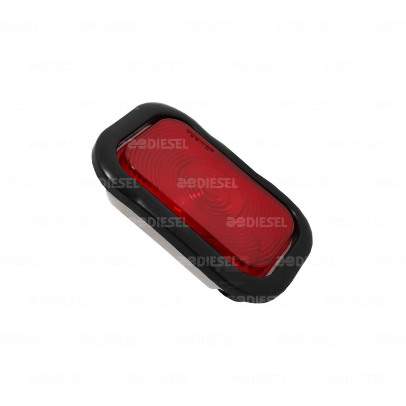 PLAFÓN ROJO CUADRADO EMB KENWORTH C/C