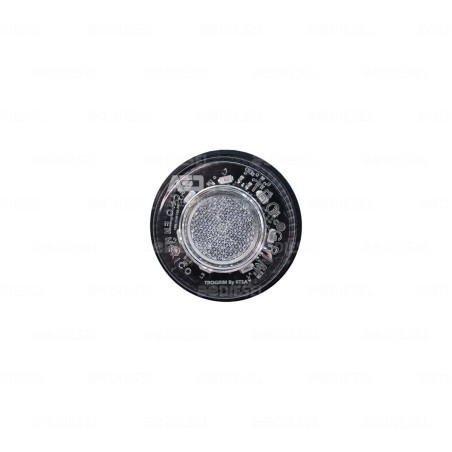 PLAFÓN 12/24V 9 LED 2 1/2" ÁMBAR TORNILLO ALTA/BAJA AYCO