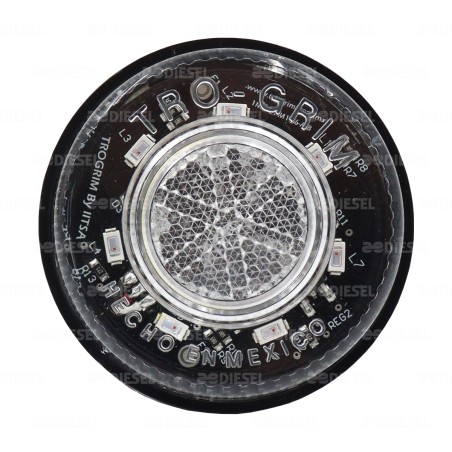 PLAFON 12/24V LED AMBAR ALTA/BAJA AYCO