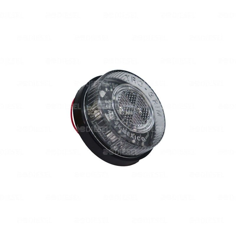 PLAFÓN 12/24V 9 LED 2 1/2" ÁMBAR TORNILLO ALTA/BAJA AYCO