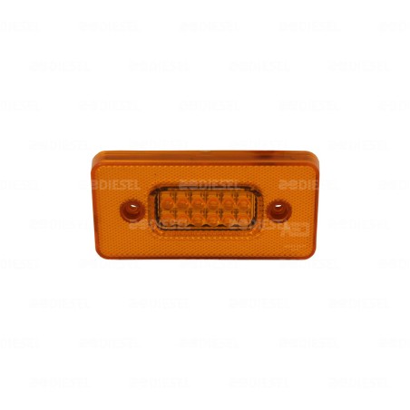 PLAFÓN 12V 12 LED ÁMBAR CAJUELA