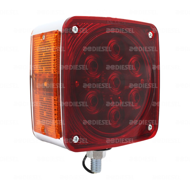 PLAFÓN 12V 19LED IZQUIERDO DIREC CUADRADA 1T