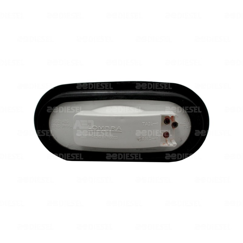 PLAFÓN OVALADO ÁMBAR 6" HULE C/C SE