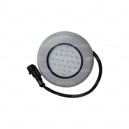 LÁMPARA 12V 24LED 100mm BLANCO LUZ INTERIOR