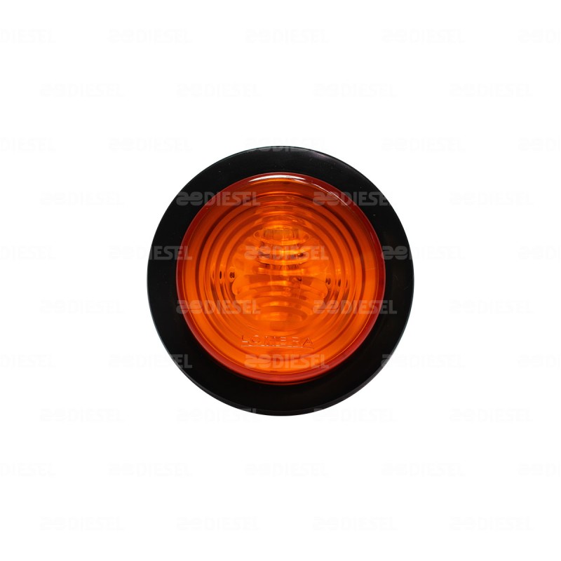 PLAFÓN 2 1/2" ÁMBAR GOMA