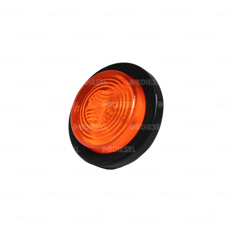 PLAFÓN 2 1/2" ÁMBAR GOMA