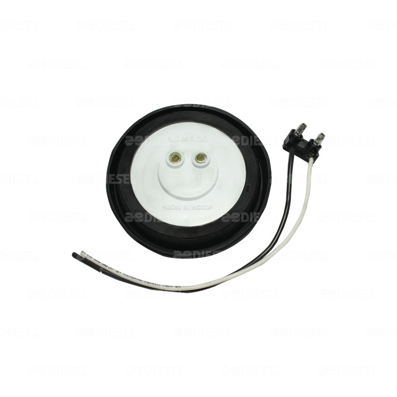 PLAFÓN 2 1/2" ÁMBAR GOMA