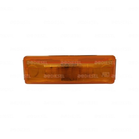 PLAFÓN 12V ÁMBAR F12 S/BASE