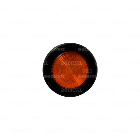PLAFÓN 12V FOCO 2" ÁMBAR GOMA FIJA