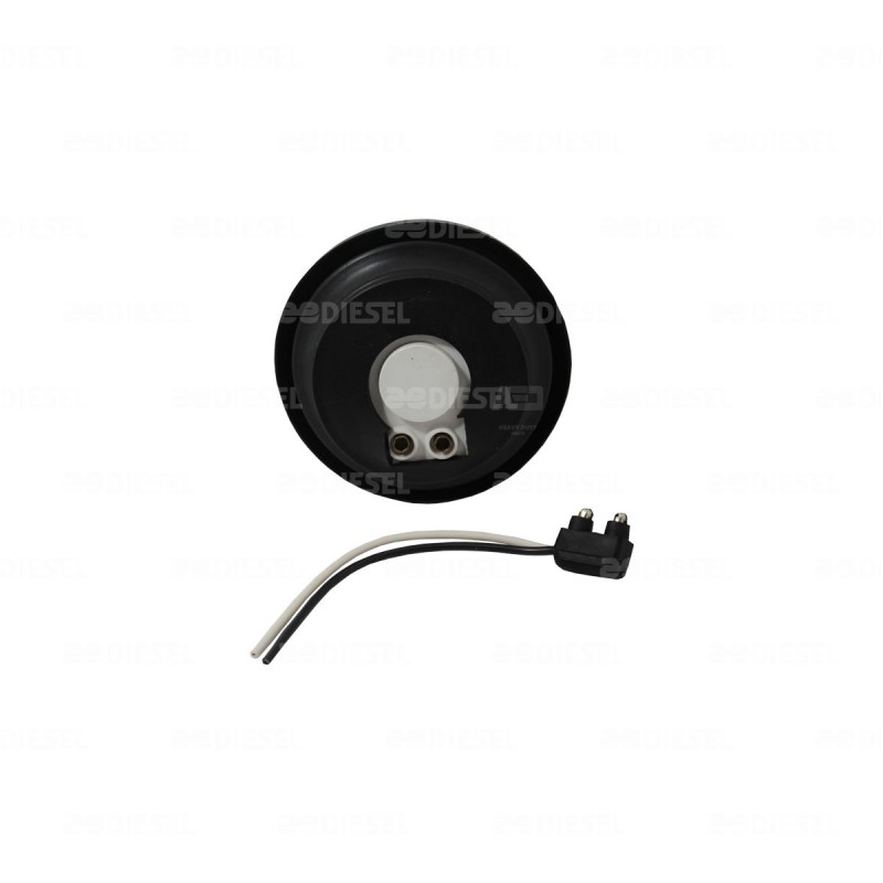 PLAFÓN 12V FOCO 2 1/2" ROJO GOMA FIJA