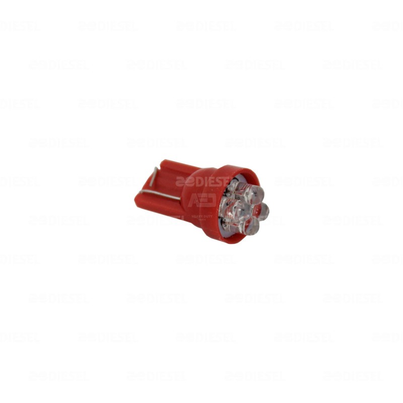 FOCO PELLIZCO 158 12V 4 LED ROJO 1 PZA