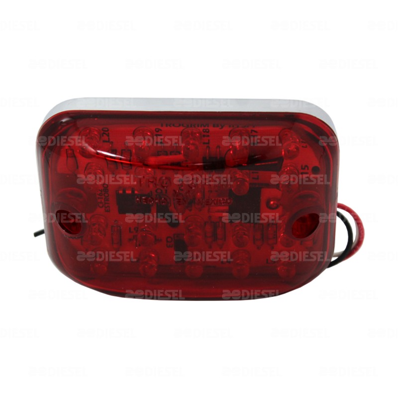 PLAFÓN 12V/24V 20LED ROJO STROB DESCONTINUADO