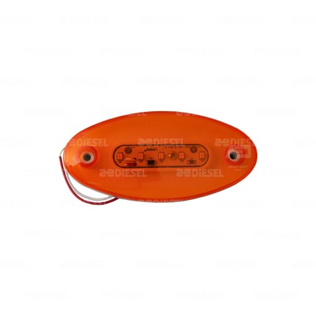 PLAFÓN 12V 5 LED ÁMBAR ZEPELIN INTER I