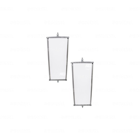 ESPEJO PARA CAMIÓN 6X16" CROMADO CON BRAZO JG