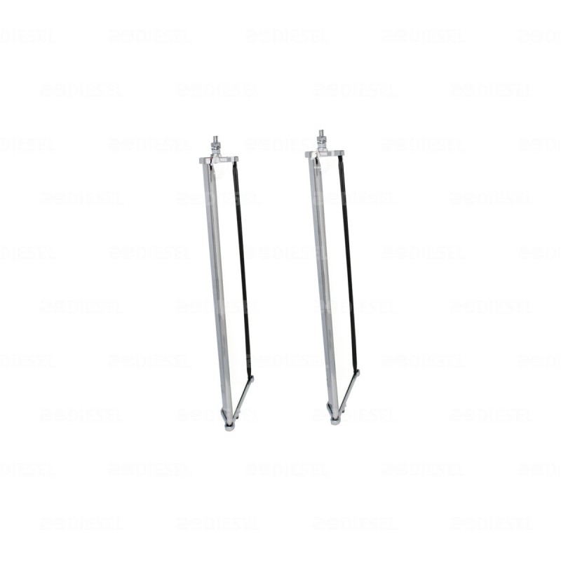 ESPEJO PARA CAMIÓN 6X16" CROMADO CON BRAZO JG