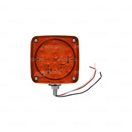 PLAFON 12V 25 LED DIREC DER CUADRADA