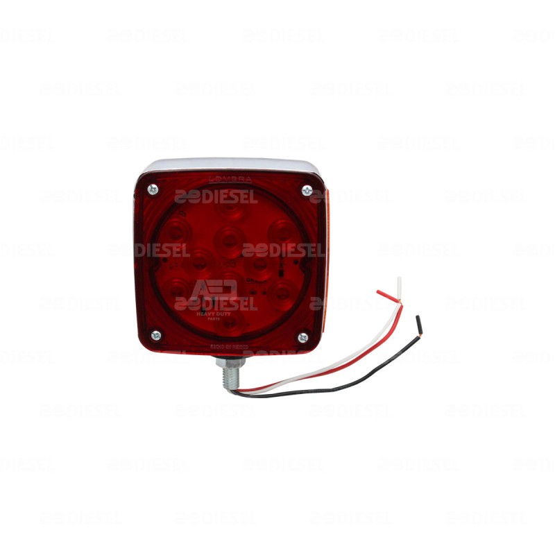 PLAFON 12V 25 LED DIREC DER CUADRADA