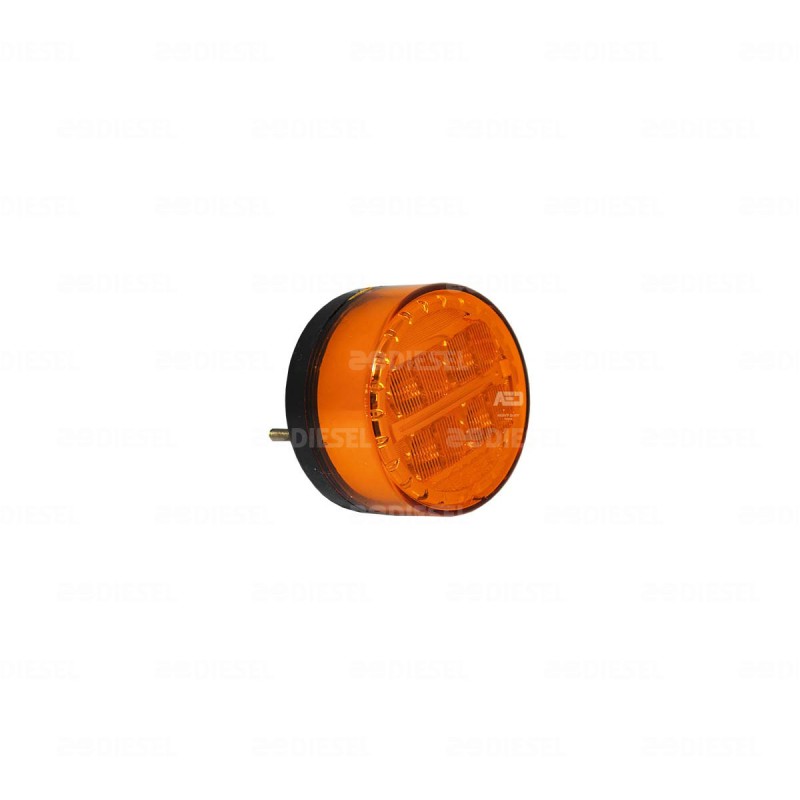 PLAFÓN 12/24V LED ÁMBAR 70MM