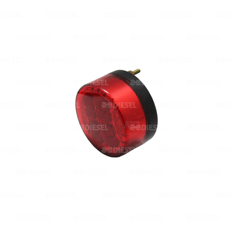 PLAFÓN 12/24V LED ROJO 70MM 3T