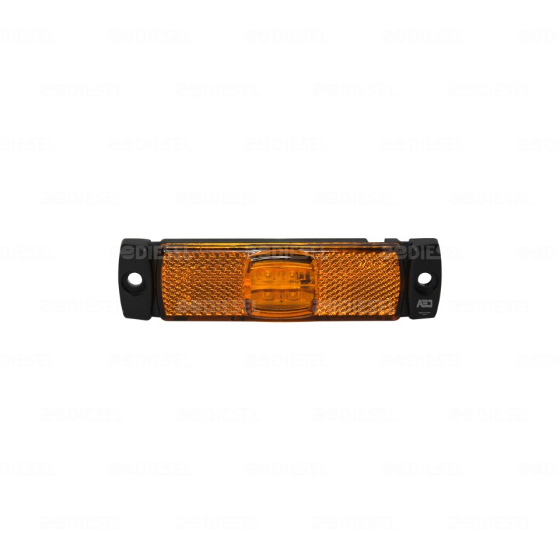 PLAFÓN 12/24V 4LED ÁMBAR LAT