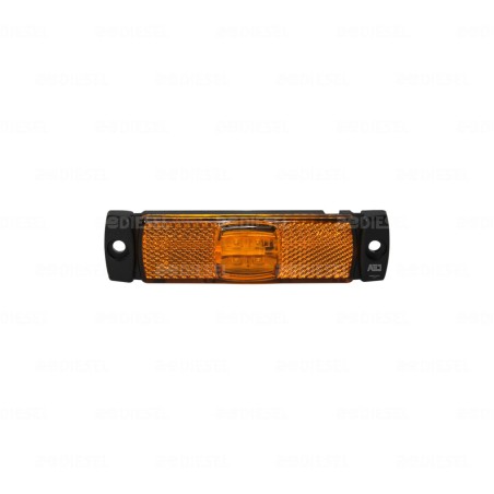 PLAFÓN 12/24V 4LED ÁMBAR LAT