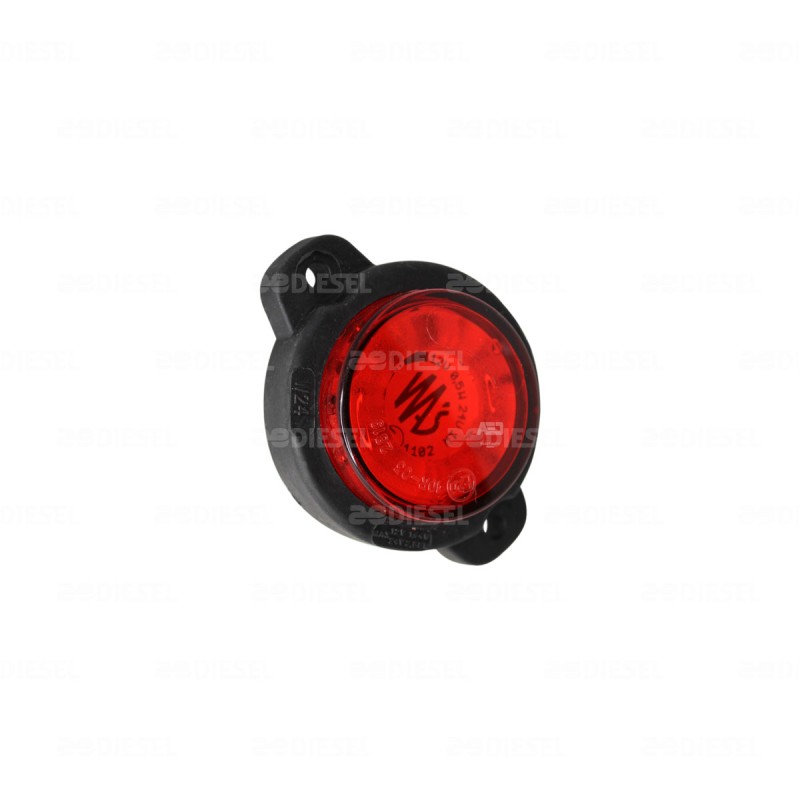 PLAFÓN 12/24V LED ROJO 60MM RTADO