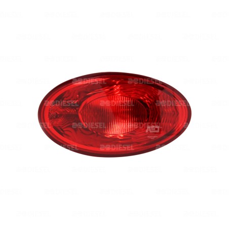 PLAFÓN 24V ROJO FOCO I5 1P 7030