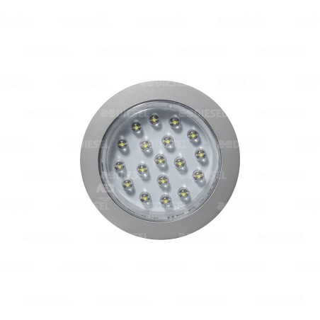 LÁMPARA 12V 18LED LUZ INTERIOR BLANCO 55MM