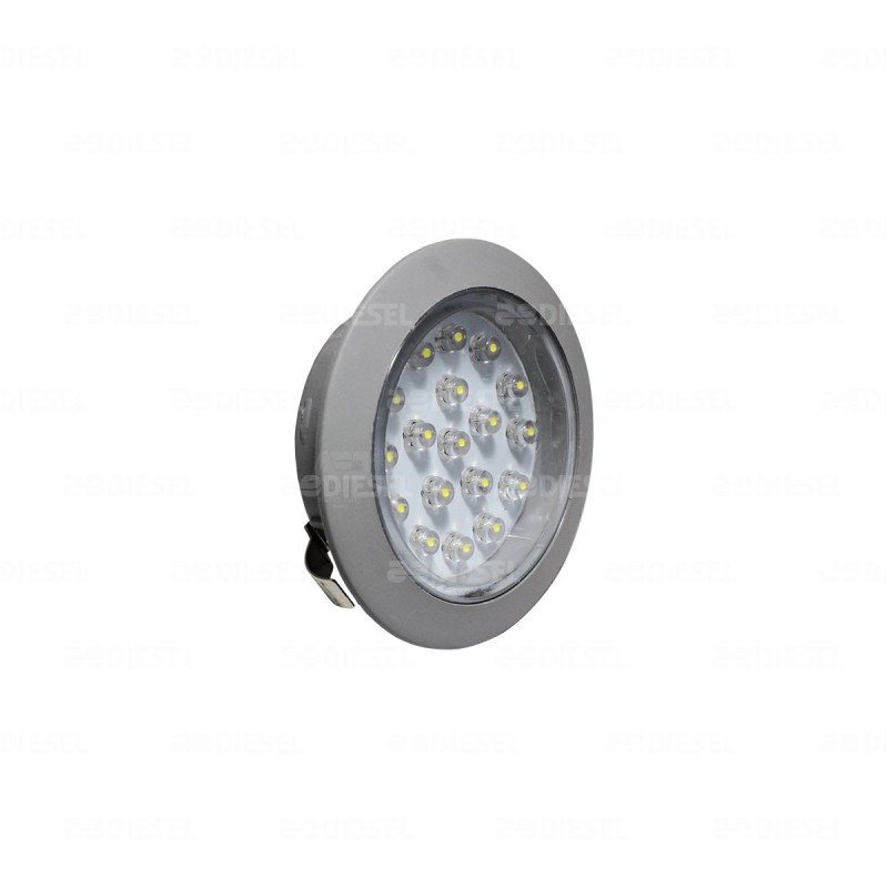 LÁMPARA 12V 18LED LUZ INTERIOR BLANCO 55MM