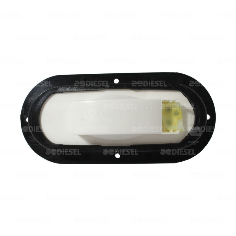 PLAFÓN ÁMBAR 6" OVALADO SELLADO C/C